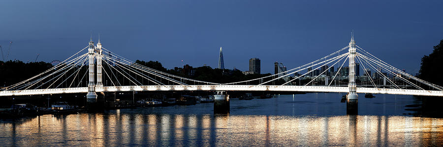 Albert Bridge London Photograph by Sonny Ryse