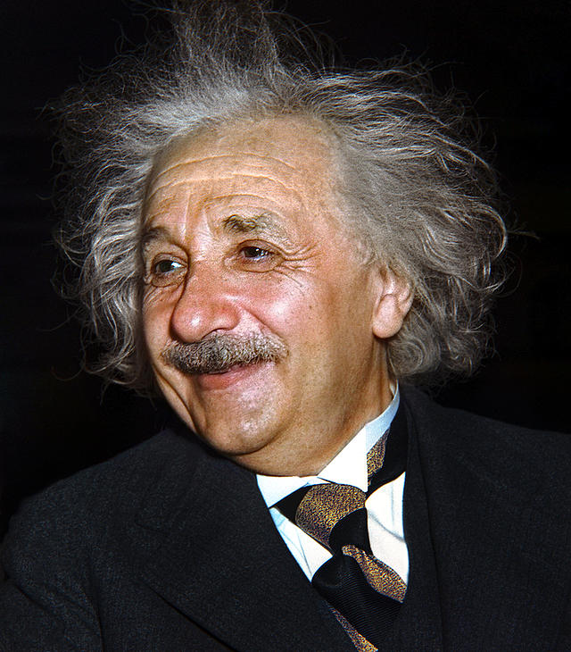 Albert Einstein Digital Art by Celestial Images