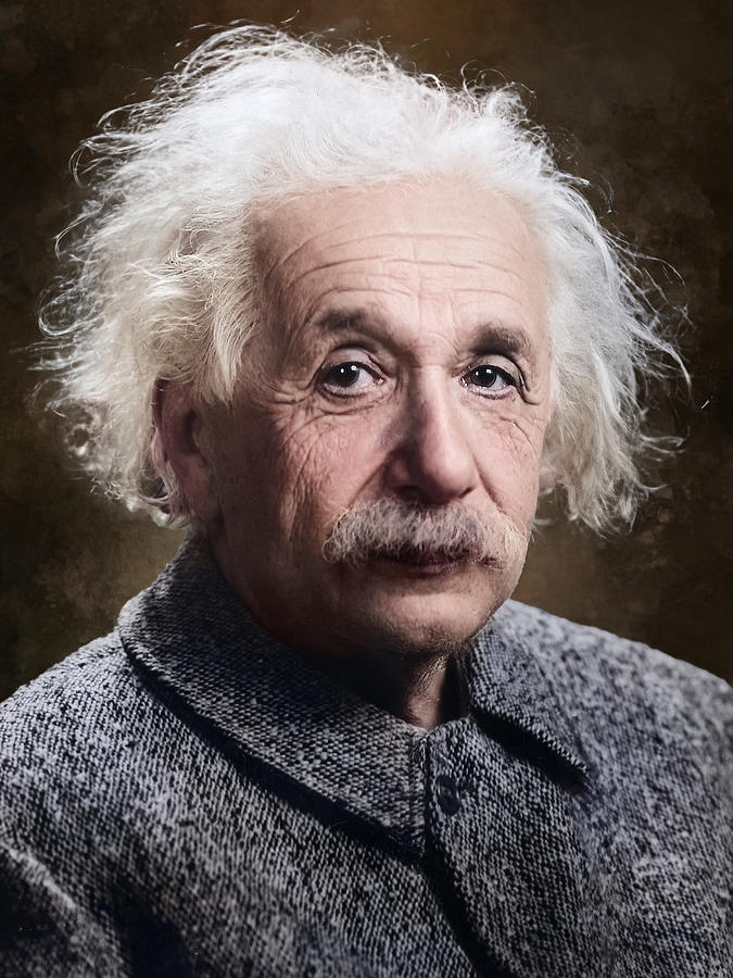 Albert Einstein Mixed Media by Ed Taylor - Fine Art America