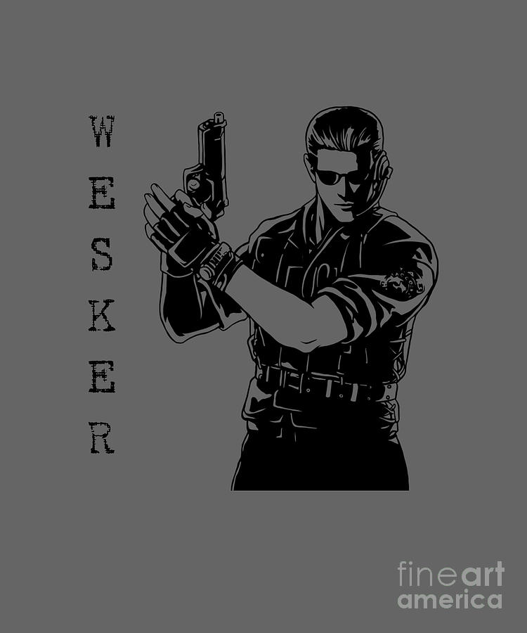 Albert Wesker Resident Evil 1 Remake Tapestry - Textile by Wood Davies ...