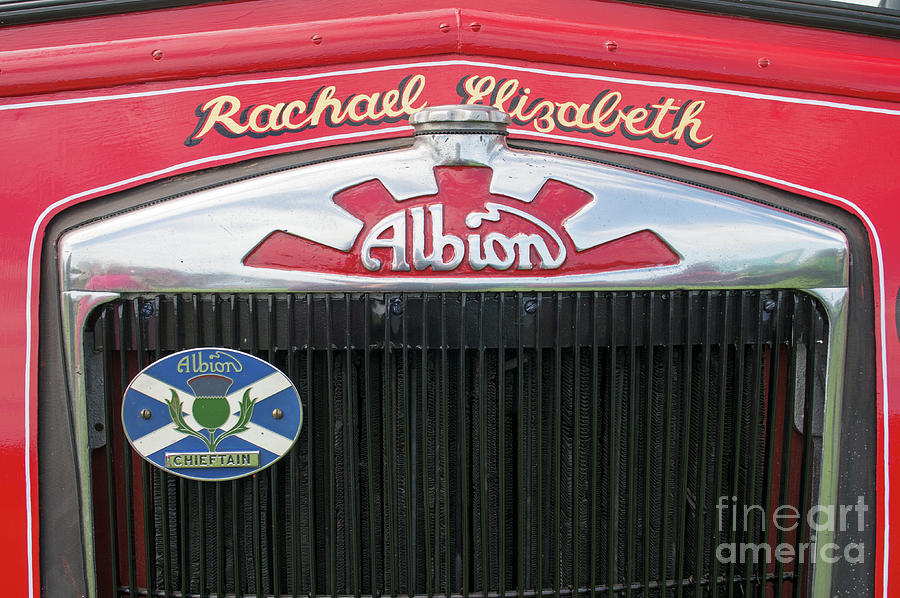 Albion radiator badge Photograph by Bryan Attewell