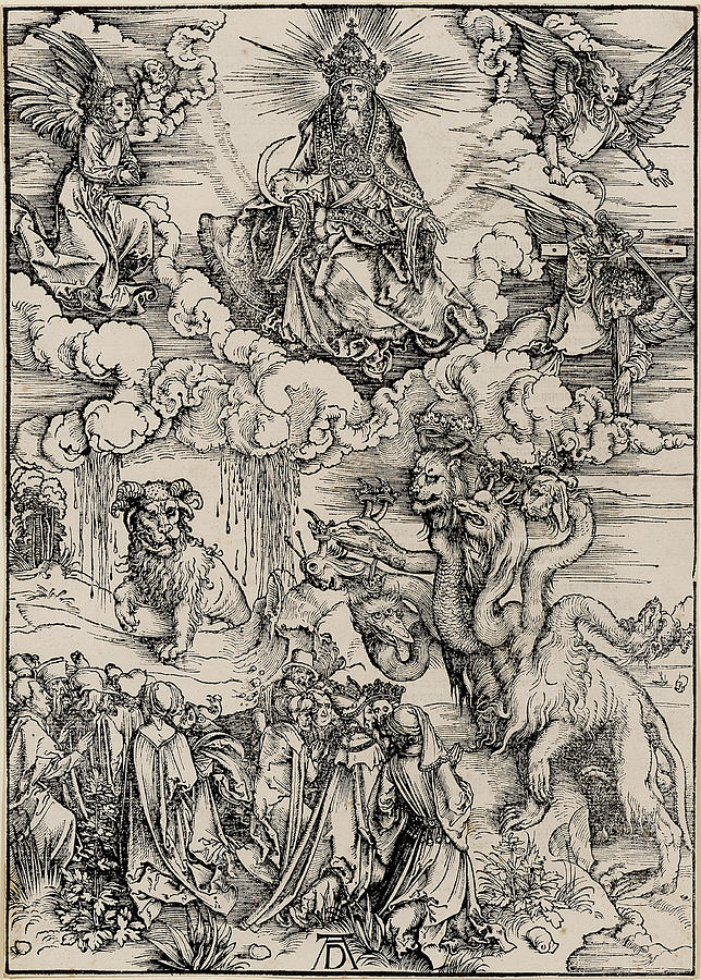 Albrecht Durer 1471 1528 Samson Killing the Lion Painting by Timeless ...
