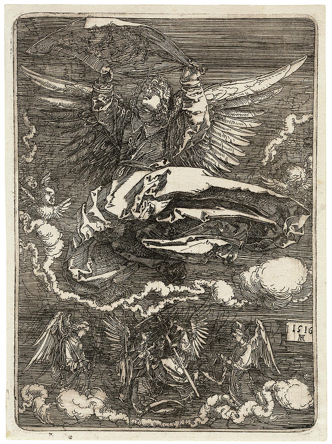 ALBRECHT DURER 1471 1528 The Sudarium held by one Angel Painting by ...