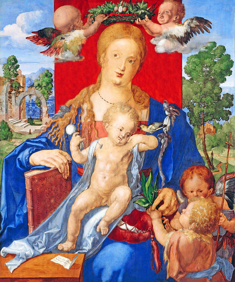 Albrecht Durer The Madonna with the Angels in 1506 Photograph by Munir Alawi