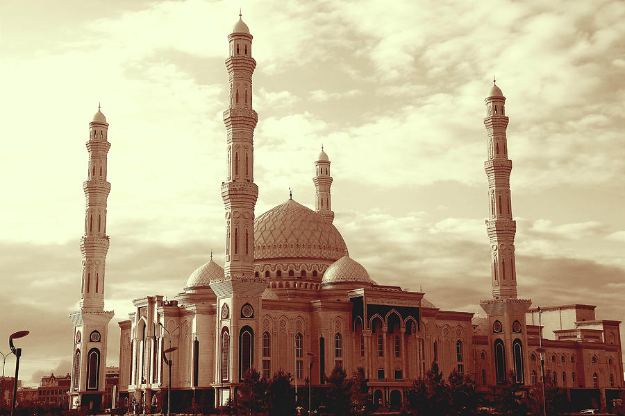 Albumen Print of Amazing Mosques around the world - 023, Woodburytype Painting by Artistic Rifki