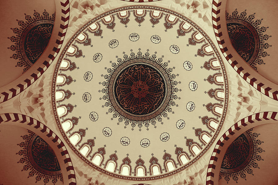 Albumen Print of Amazing Mosques around the world - 043, Woodburytype Painting by Artistic Rifki