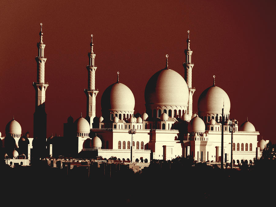 Albumen Print of Amazing Mosques around the world - 047, Woodburytype Painting by Artistic Rifki