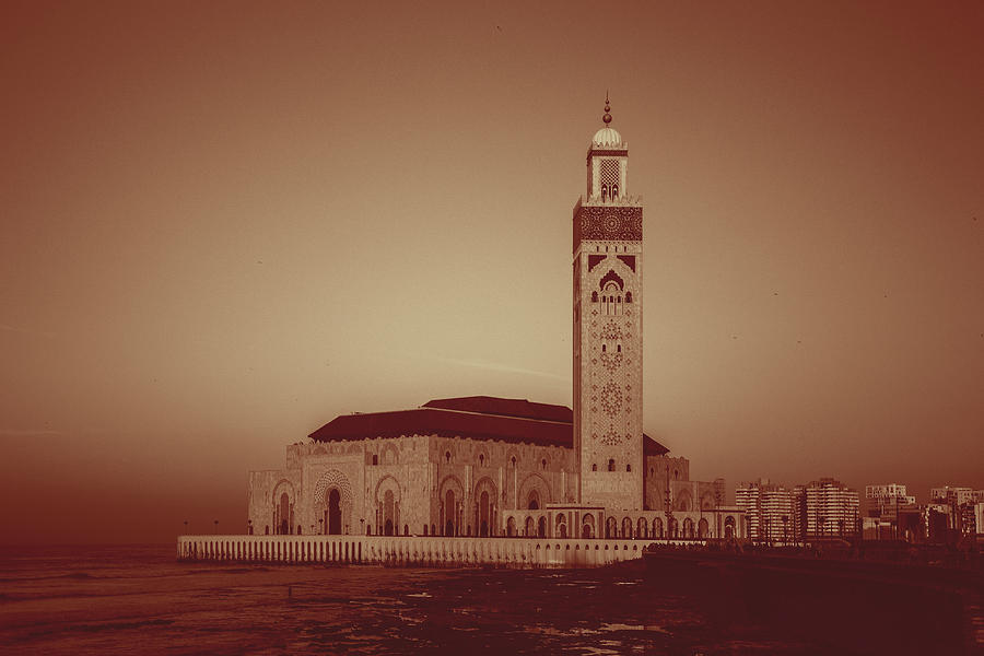 Albumen Print of Amazing Mosques around the world - 065, Woodburytype Painting by Artistic Rifki