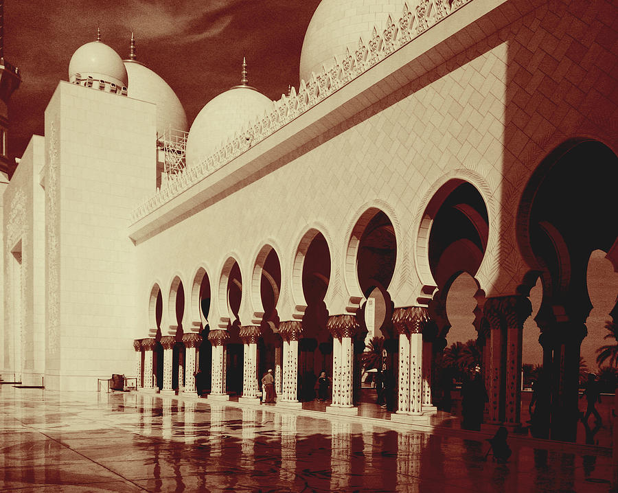 Albumen Print of Amazing Mosques around the world - 079, Woodburytype Painting by Artistic Rifki
