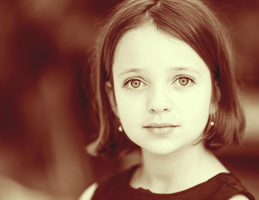 Albumen Print of Angelic Face of Generation Innocence No 104 ...