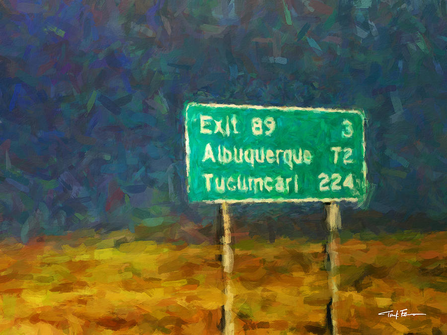 Albuquerque 72, Painted Desert  Painting by Trask Ferrero