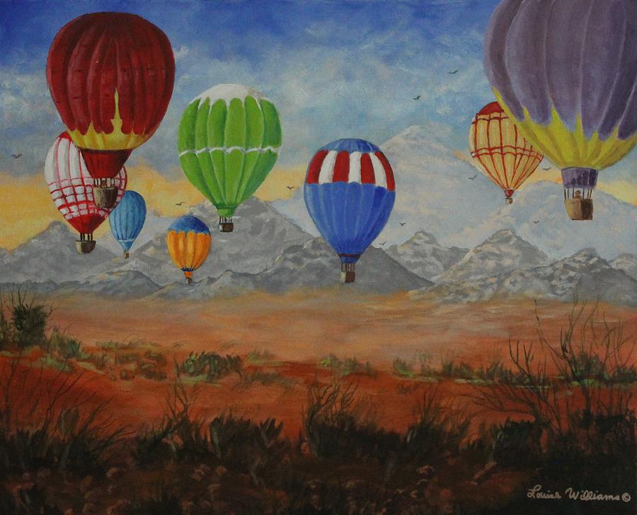 Albuquerque Fiesta Painting by Louise Williams - Fine Art America