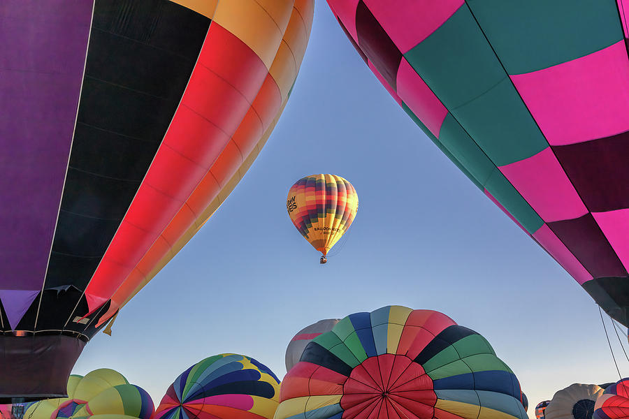 Albuquerque International Balloon Fiesta Rainbow Ryders Peekaboo   Albuquerque International Balloon Fiesta Rainbow Ryders Peekab Susan Rissi Tregoning 