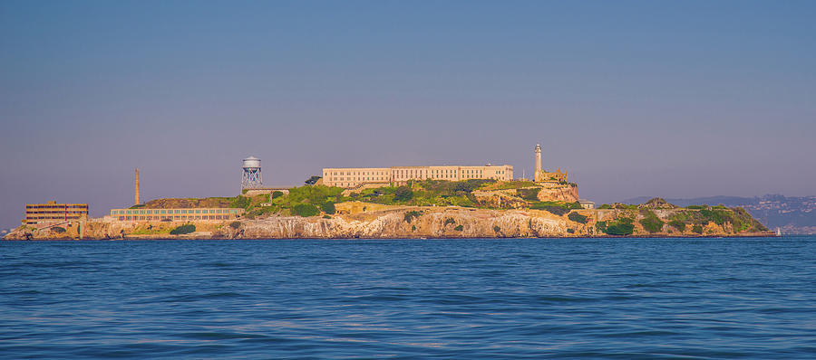 Alcatraz from San Francisco Bay Photograph by Scott McGuire