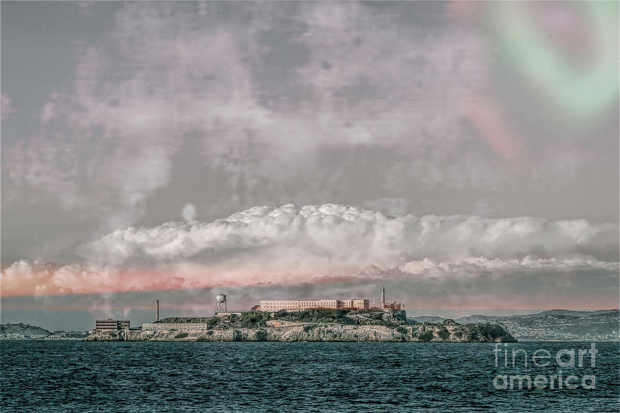 Alcatraz Digital Art - Alcatraz Island - Grunge by Chris Mautz Alcatraz Digital Art - Alcatraz Island - Grunge by Chris Mautz