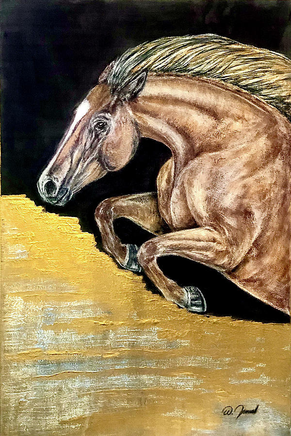 Horse Pastel - Alchemy by Walter Israel