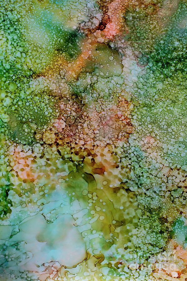 Abstract Painting - Alcohol Ink Artwork by Jackie MacNair