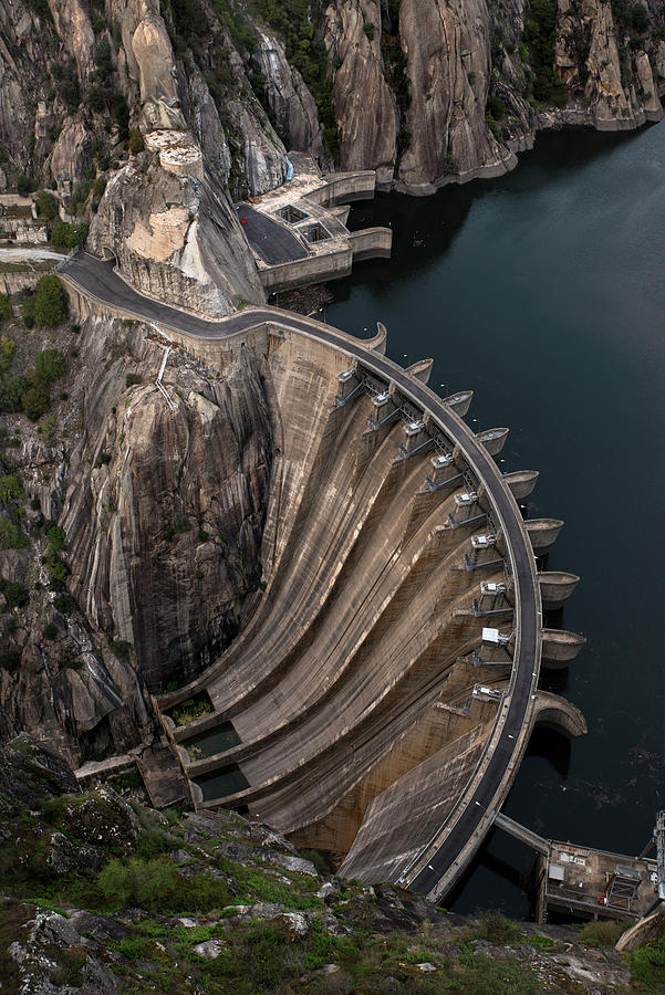 Aldeadavila Dam on the Duero River #1 Photograph by RicardMN Photography