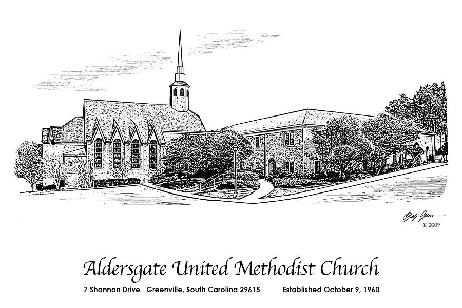 Aldersgate Church Card Drawing