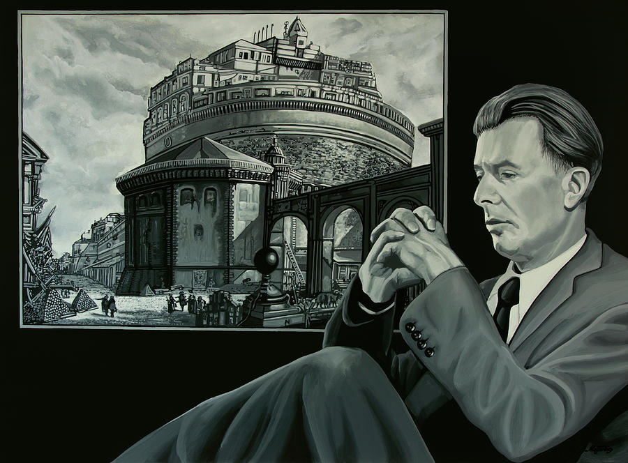 Aldous Huxley and Piranesi Painting Painting by Paul Meijering