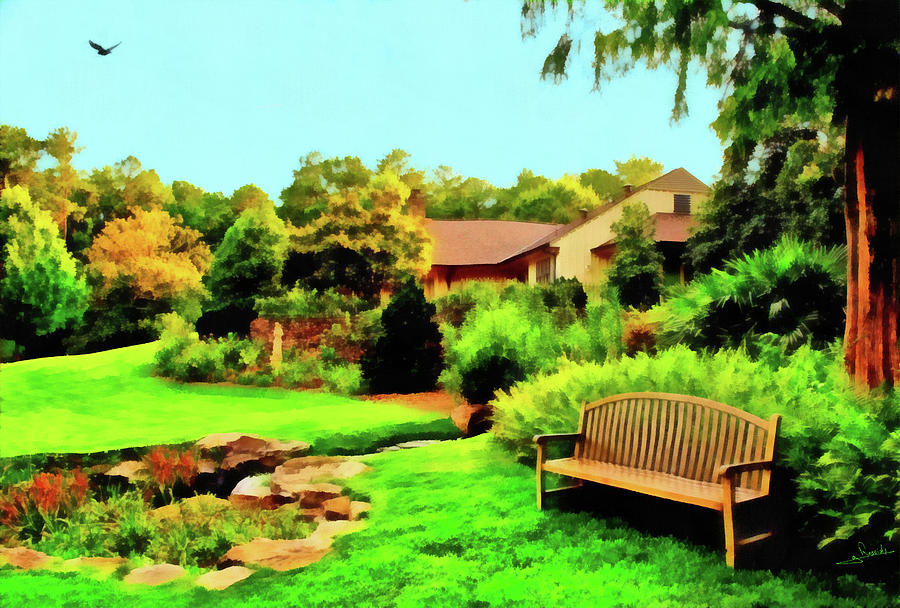 Aldridge gardens Hoover AL Painting by George Rossidis