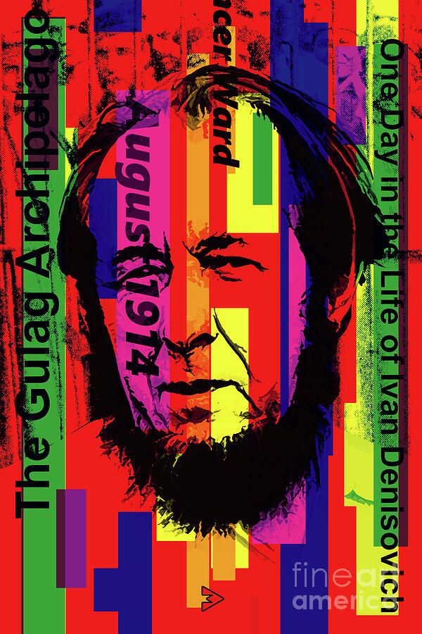 Aleksandr Solzhenitsyn Digital Art by Zoran Maslic