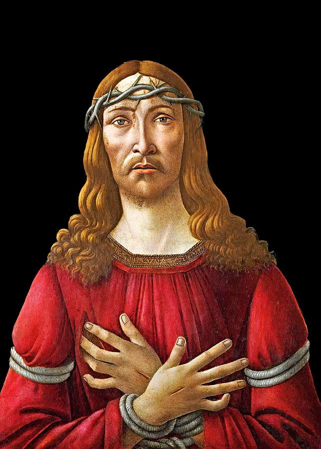 Alessandro Botticelli Christ as the man of sorrows Photograph by Munir Alawi