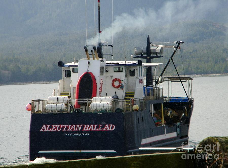 Aleutian Ballad ship Photograph by Steve Speights