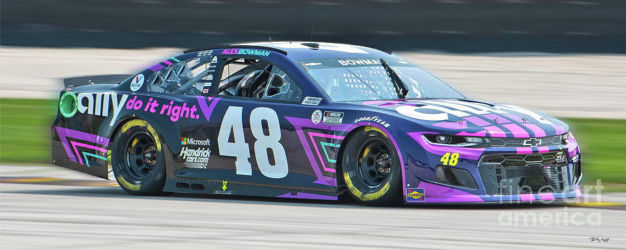 Alex Bowman At Road America Photograph by Billy Knight