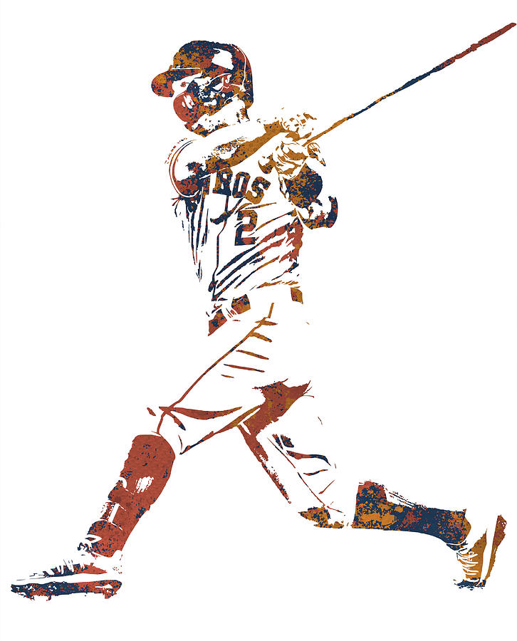 Houston Astros Lithograph print of Alex Bregman 2022 11 x 14