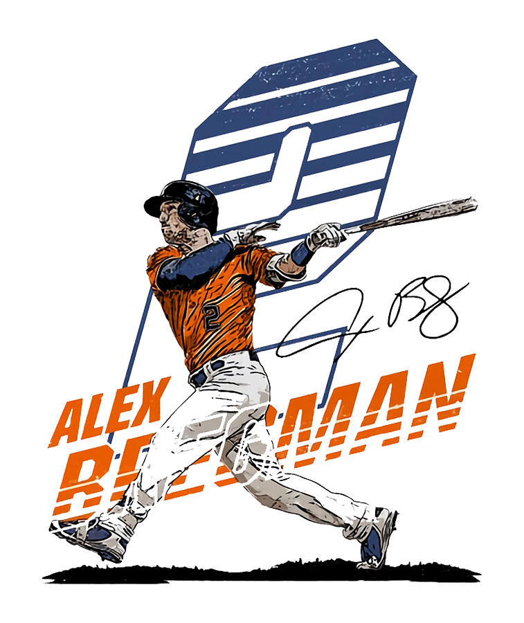 Alex Bregman Tech Digital Art by Kelvin Kent Fine Art America