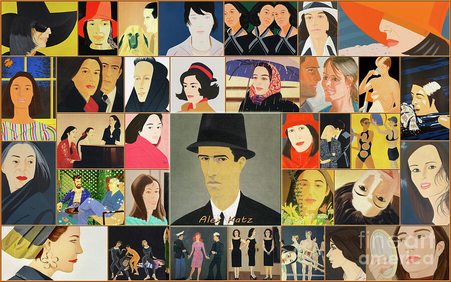 Alex Katz, Master of Contemporary Portraiture Digital Art by ModernArt ...