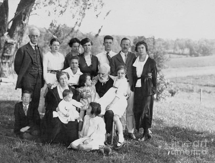 Alexander Graham Bell Family Photograph by Granger