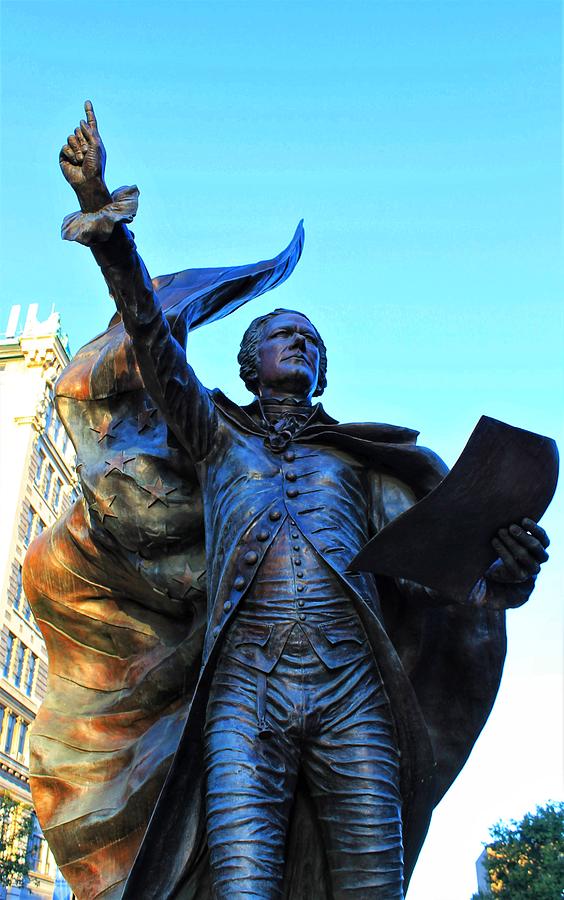 Alexander Hamilton in Hamilton, Ohio Photograph by Gregory A Mitchell
