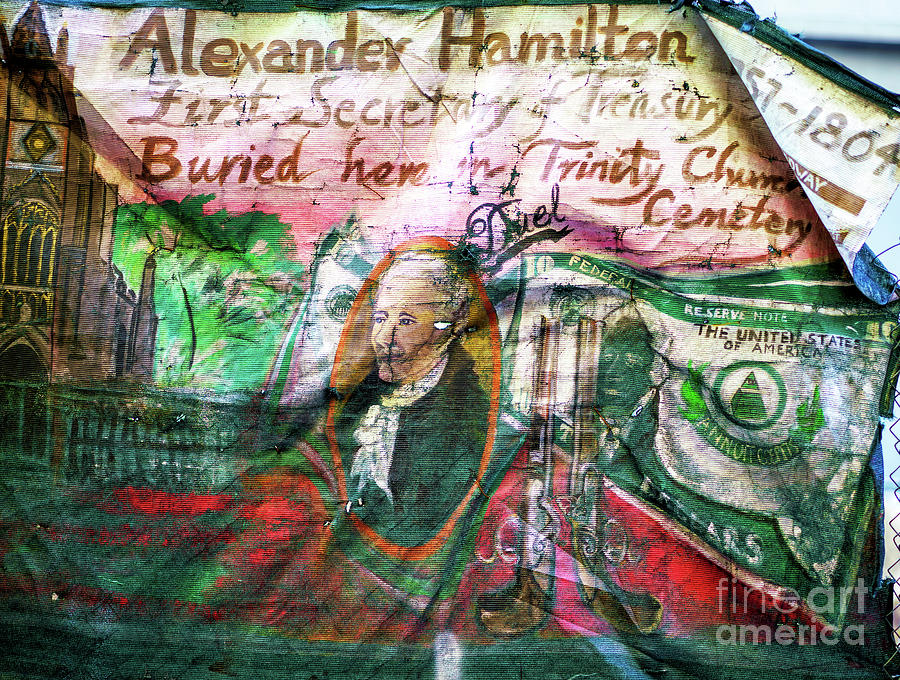 New York City Photograph - Alexander Hamilton in New York City by John Rizzuto