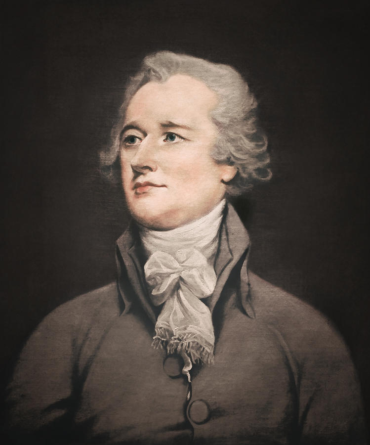 Alexander Hamilton Portrait - 1908 Painting by War Is Hell Store