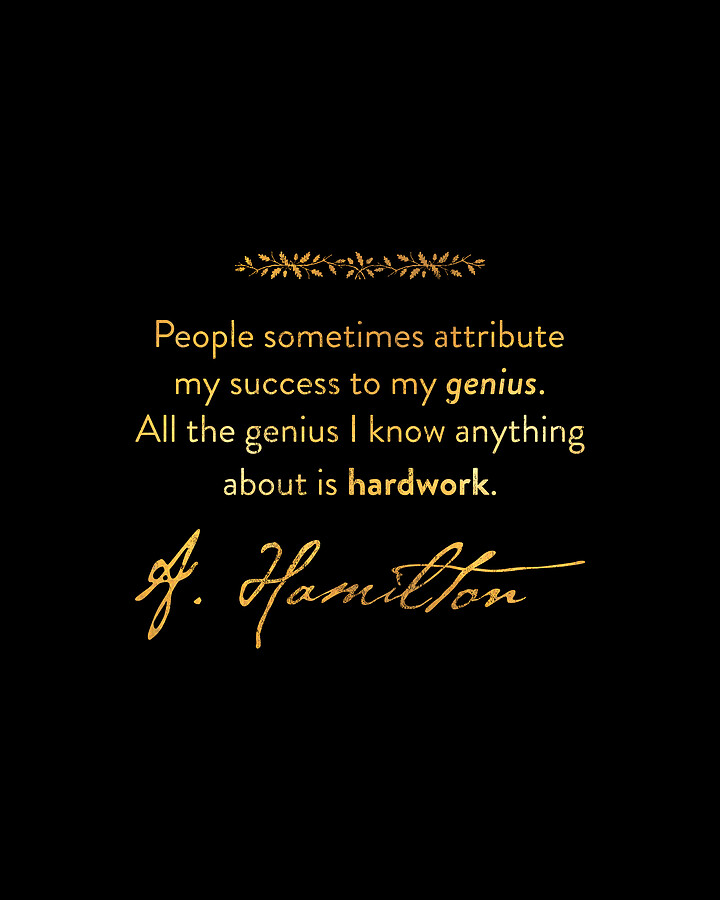 Alexander Hamilton Success Genius Politics Tee Drawing by Noirty