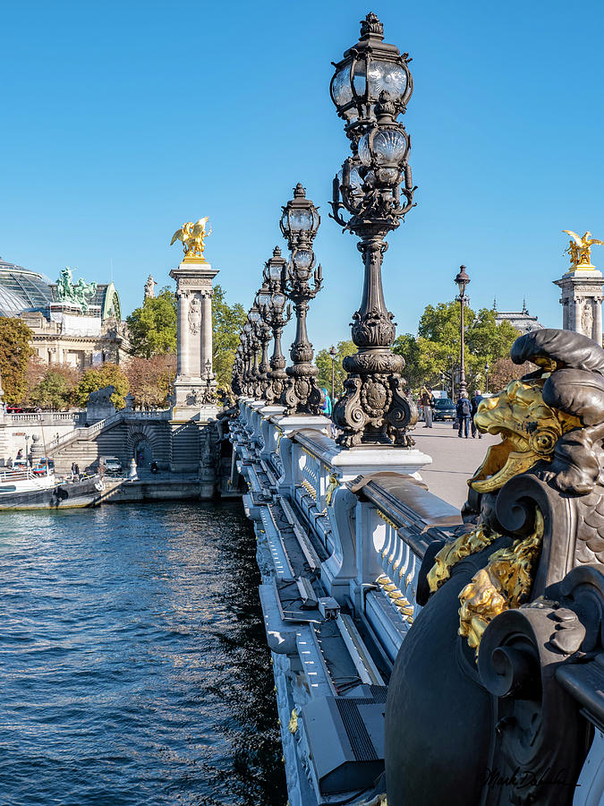 Alexander II Bridge, Paris Photograph by Mark Dahmke