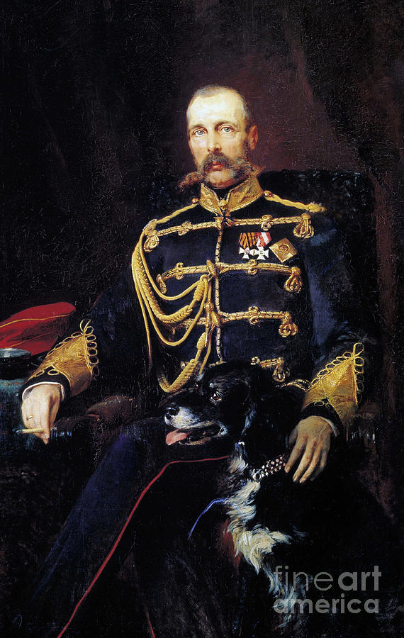 Alexander II, Tsar of Russia, 1881  Painting by Konstantin Egorovich Makovsky