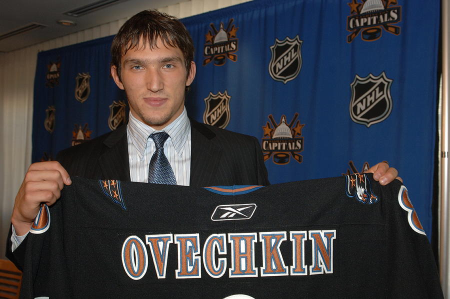 Alexander Ovechkin Press Conference Photograph by Mitchell Layton