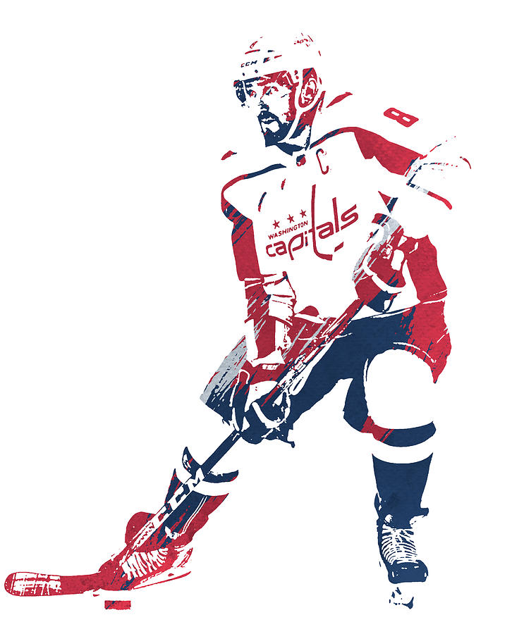 Alexander Ovechkin WASHINGTON CAPITALS PIXEL ART 9 Art Print by