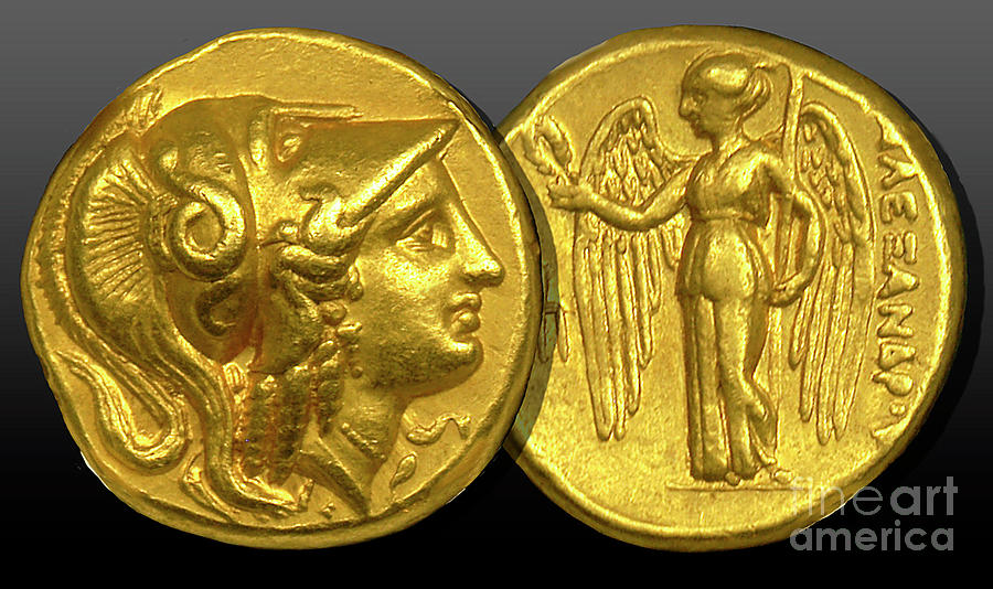 Alexander The Great Gold Distater Photograph by Gunther Allen