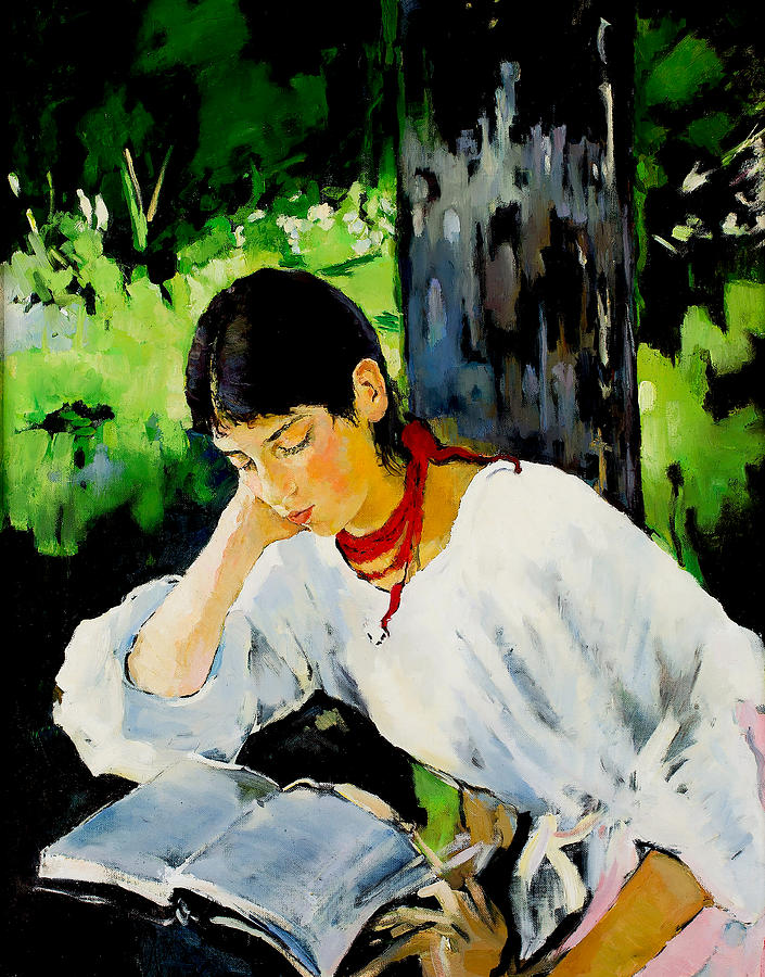 Alexandra Painting by Valentin Alexandrovich Serov