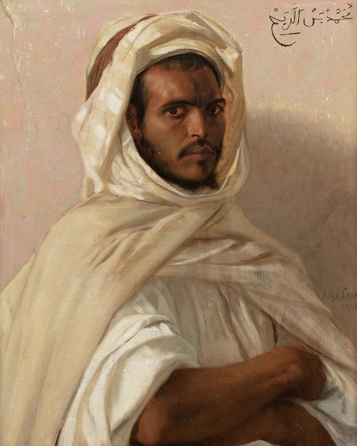 Alexandre Cabanel French 1823 - 1889 Portrait of a North African ca 1870 Painting by Artistic Rifki