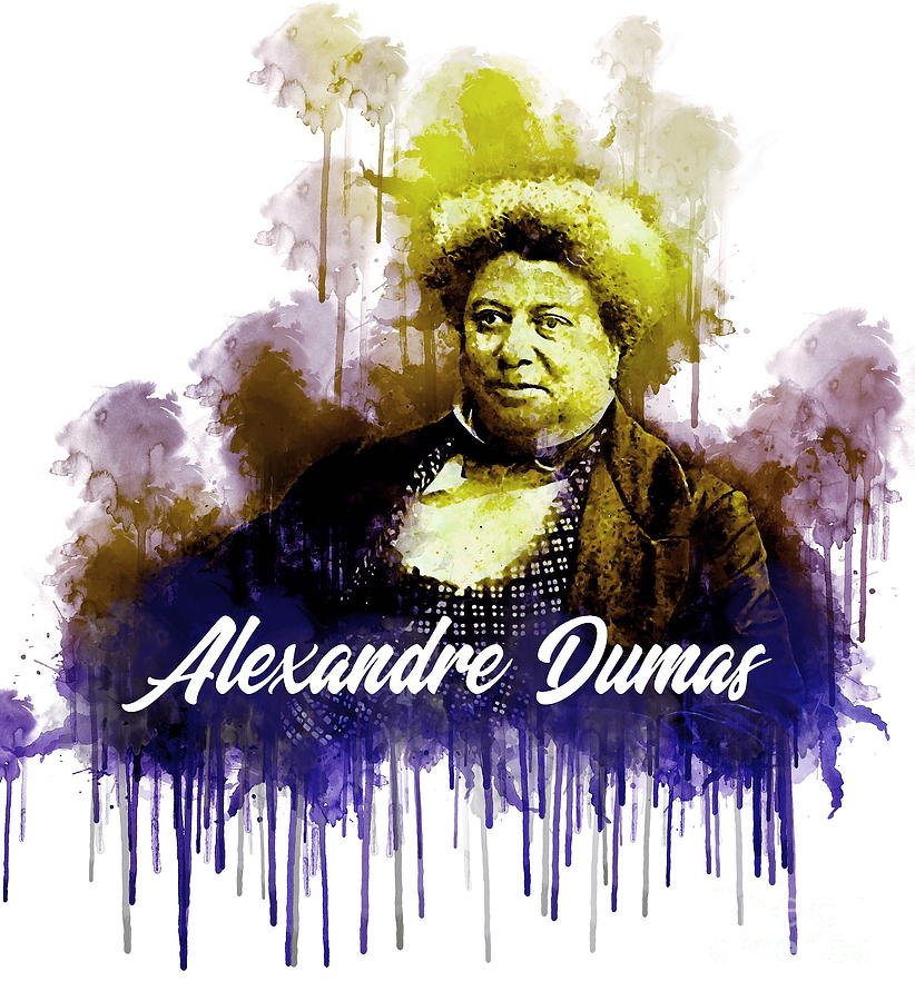 Alexandre Dumas Painting by Alexandra Arts | Fine Art America