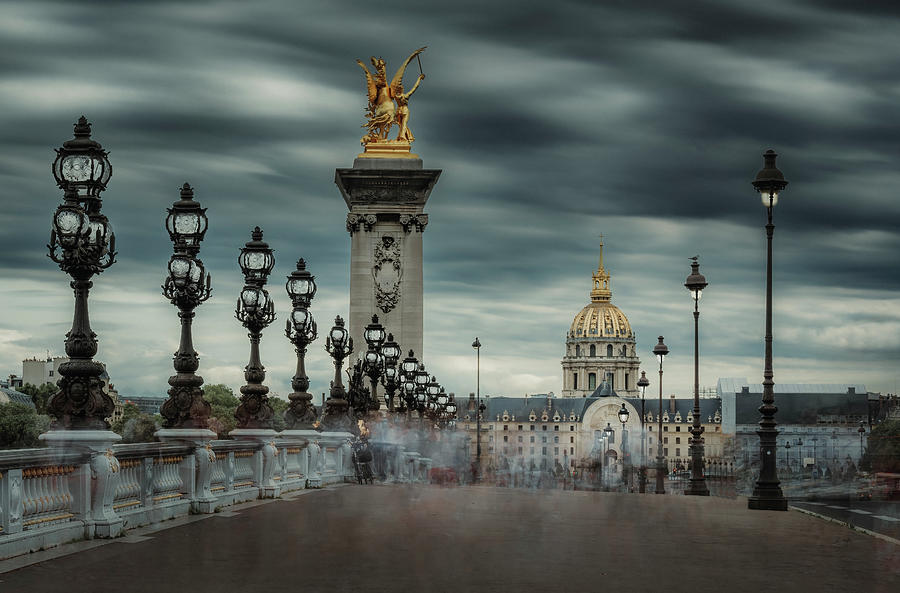 Alexandre III Bridge Photograph by Dee Potter