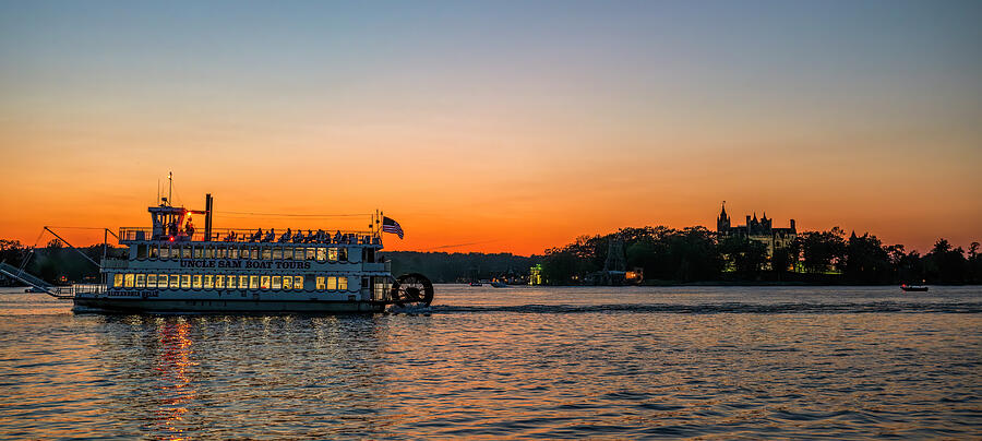 Sunset Photograph - Alexandria Bay Dusk by Mark Papke