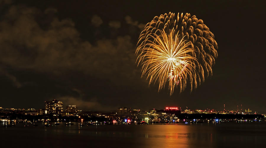 Alexandria fireworks Photograph by Jack Nevitt Fine Art America