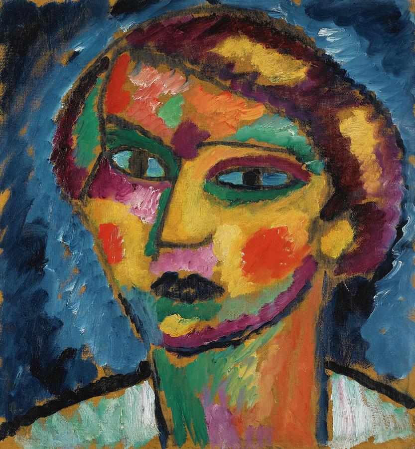 Alexej von Jawlensky 1864 1941 FRAUENKOPF HEAD OF A WOMAN Painting by ...