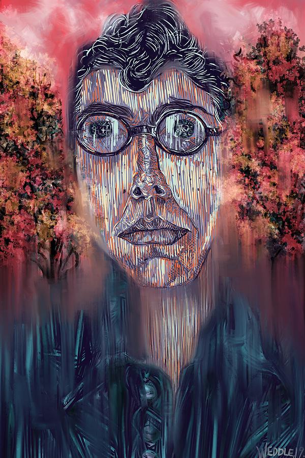 Alexithymia Self Portrait  Digital Art by Angela Weddle